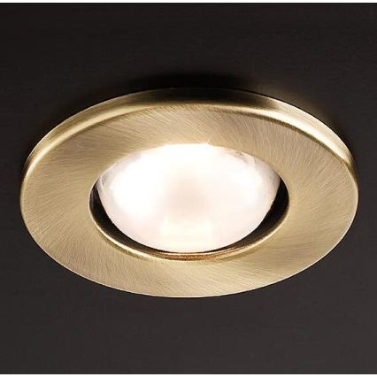 Redo 70218 - Corp de iluminat încastrat FR 1xE14/30W/230V alamă