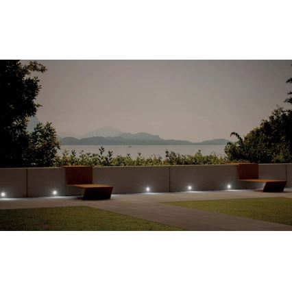 Redo 90044 - Lampă încastrată exterior LED INCAS LED/2,3W/230V IP65