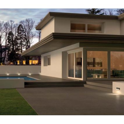 Redo 90070 - Aplică de perete pentru exterior SAPO LED/3W/230V IP65