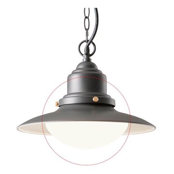 Redo 90094 - Abajur de schimb pentru candelabru sau lampă ELIO, alb