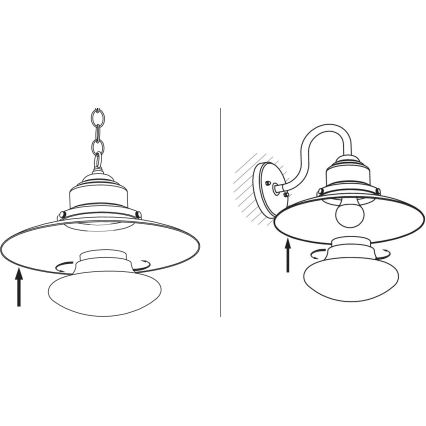 Redo 90094 - Abajur de schimb pentru candelabru sau lampă ELIO, alb