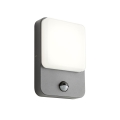 Redo 90133 - Aplică perete exterior LED cu senzor COLIN 1xLED/9W/230V IP54