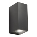 Redo 90152 - Aplică perete exterior PUNTA 2xGU10/7W/230V IP44