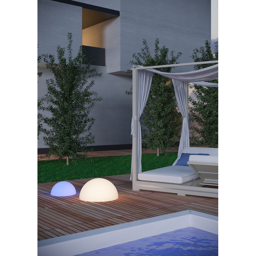 Redo 90169 - Lampă de exterior BLOB 1xE27/23W/230V Ø56 cm IP65 albă
