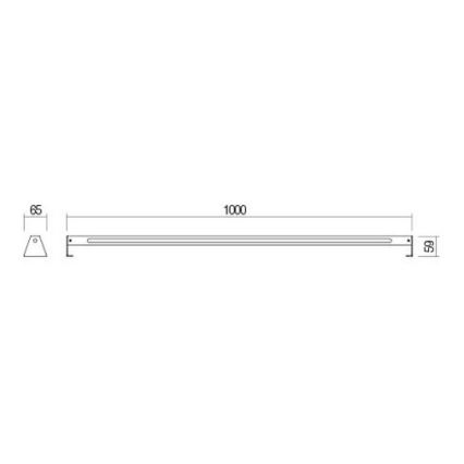 Redo 90242 - Lampă LED de exterior TACK IP65 LED/15W/230V 3000K IP65 antracit