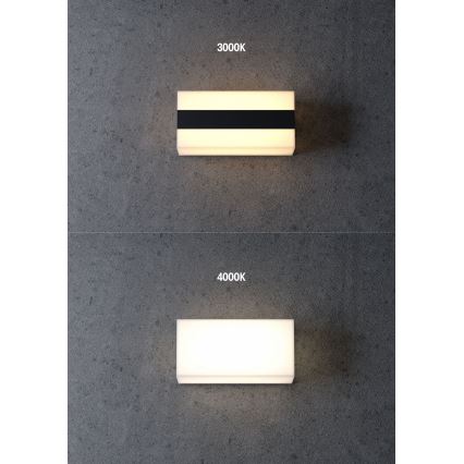 Redo 90325 - Aplica LED de exterior KODIAK, 8W, 230V, 4000K, 20 cm, IP65, alb