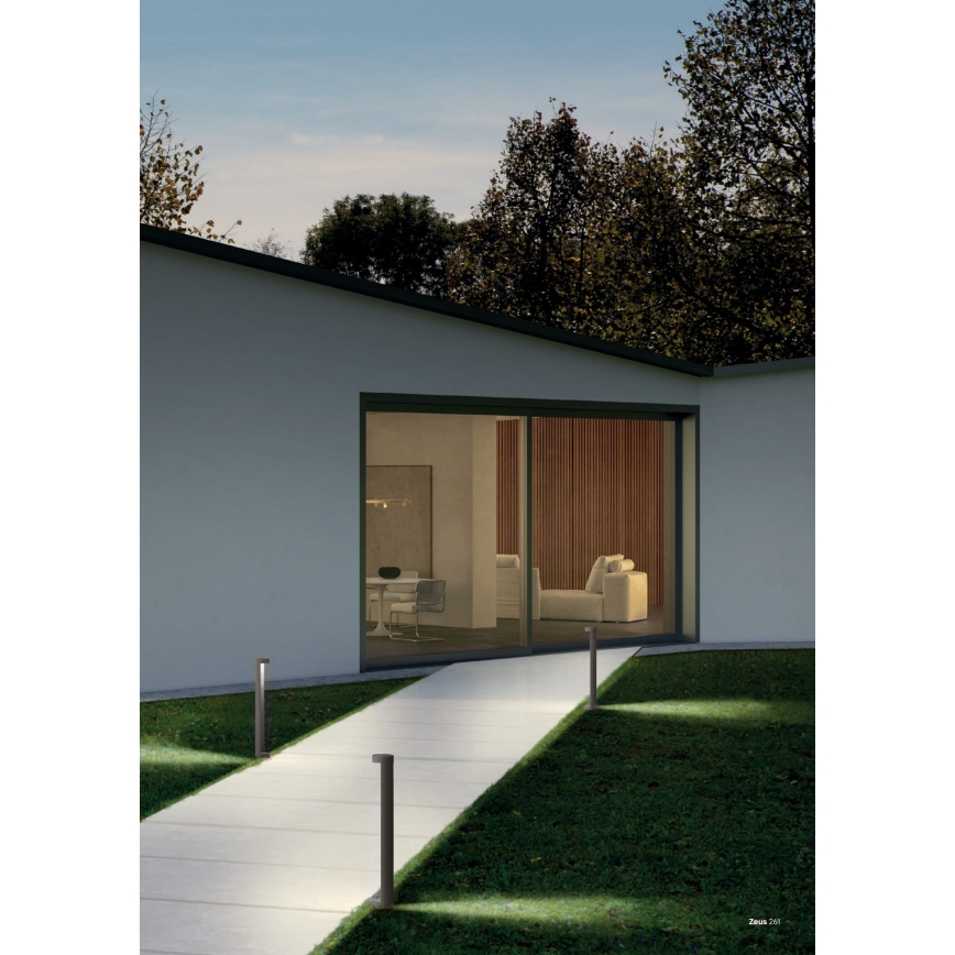 Redo 90365 - Lampă de exterior ZEUS LED/11,5W/230V 3000K 75 cm IP54 antracit