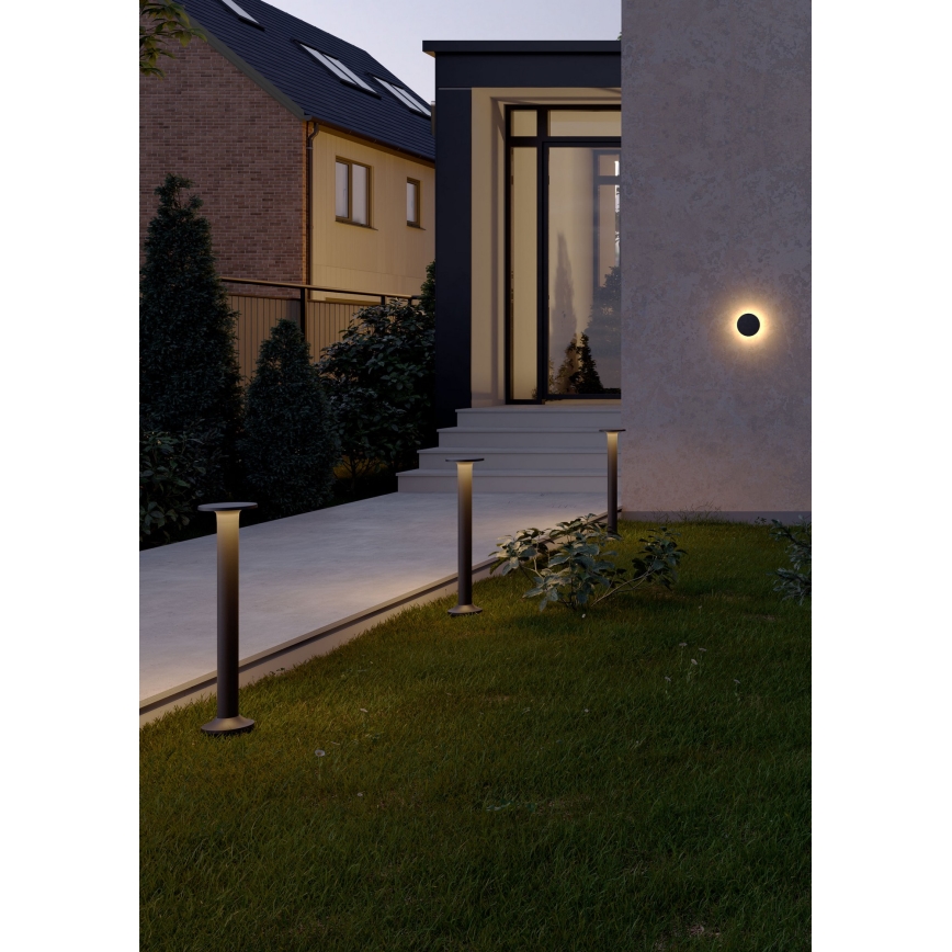 Redo 90374 - Lampă LED de exterior AURA, 8W, 230V, 3000K, 70 cm, IP65, antracit