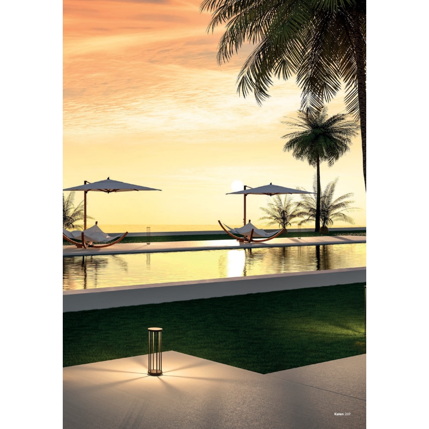 Redo 90579 - Lampă LED de exterior KALEN LED/8W/230V 3000K 75 cm IP65 antracit