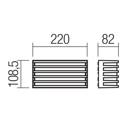 Aplică LED de exterior Redo 90638 BLAZE LED/12W/230V 3000K IP54 antracit