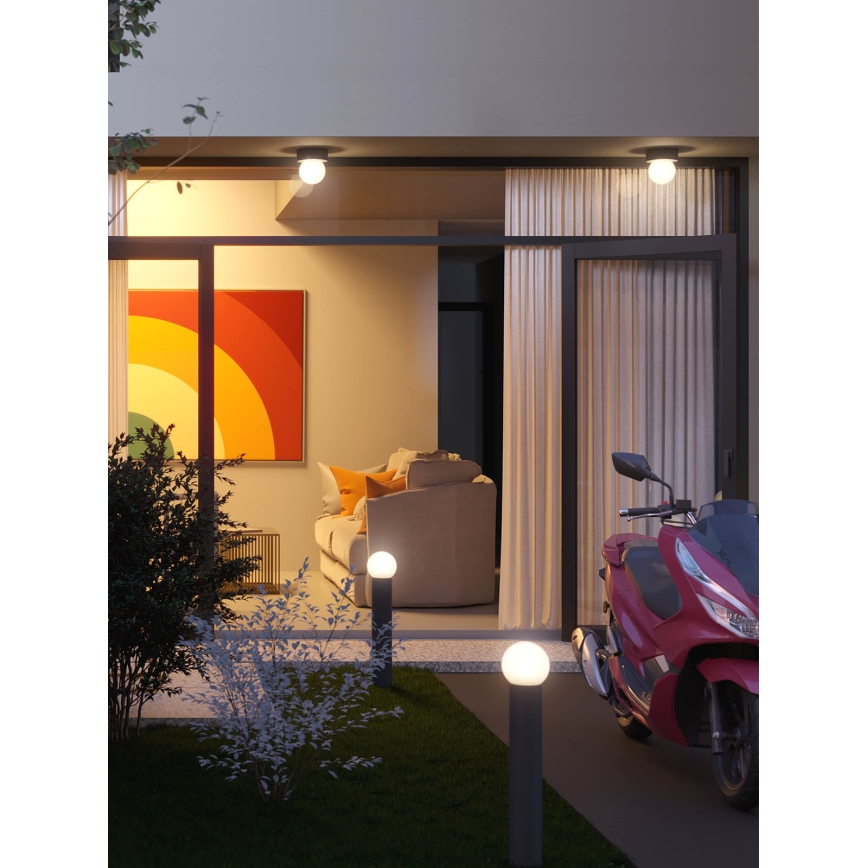 Redo 90643 - Lampă de exterior BULK 1xE27/28W/230V 80 cm IP44 antracit