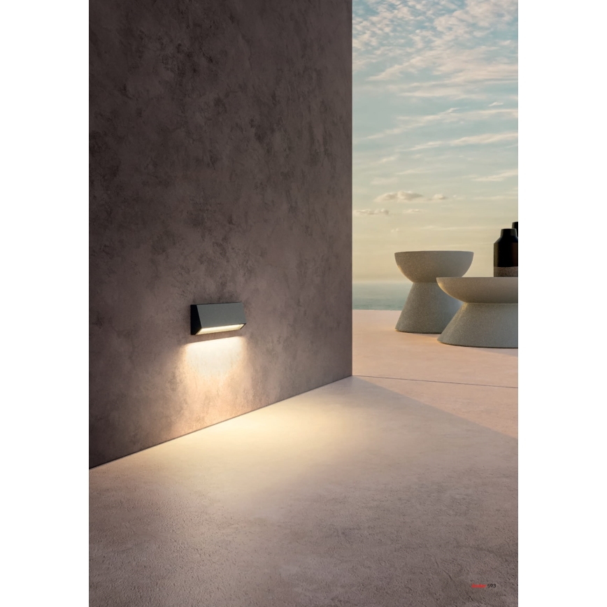 Redo 90680 - Lampă de orientare exterioară ANDER LED/4W/230V 3000K IP65 antracit