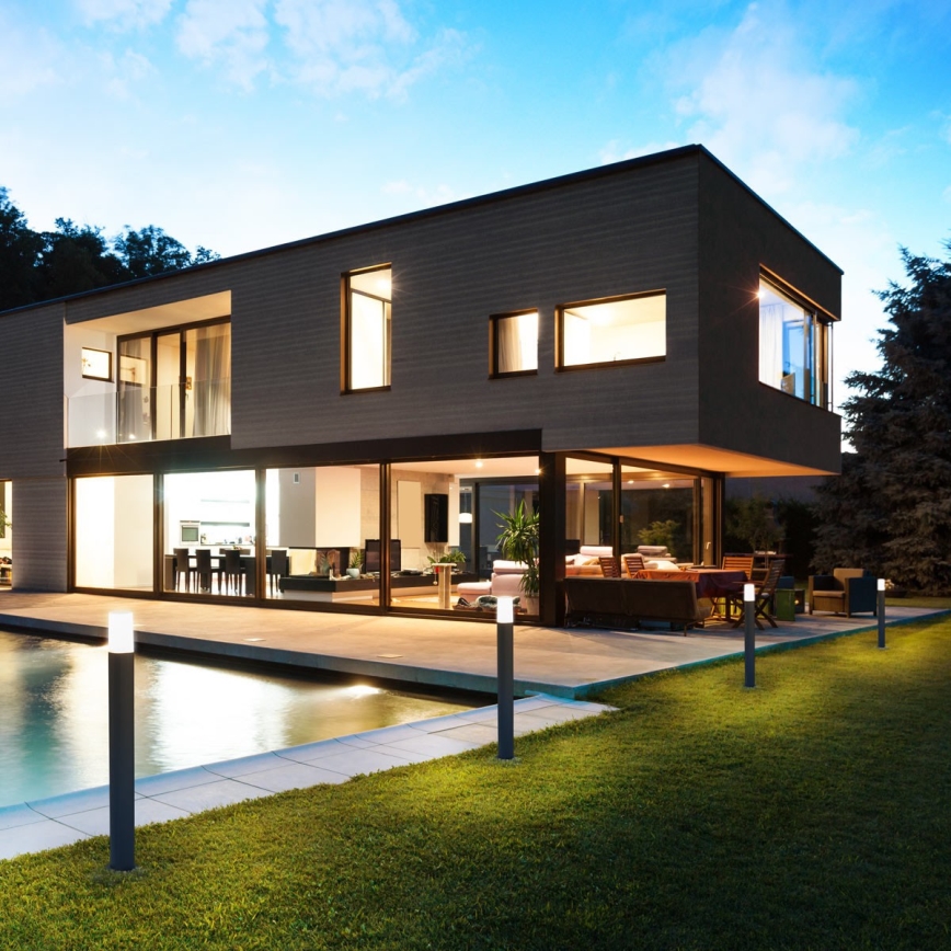 Redo 9078 - Lampă exterior CRAYON 1xE27/42W/230V IP44