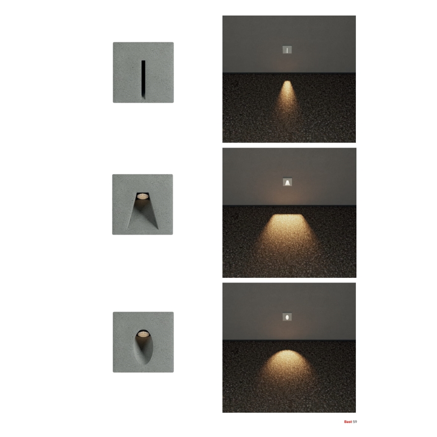 Redo 91199 - Lampă de orientare LED pentru exterior BAST, 2,5 W / 230 V, 3000 K, CRI 90, IP65, gri