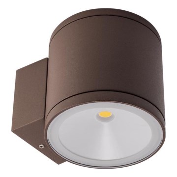 Redo 9596 - Aplică LED de exterior ETA, 6W, 230V, 3000K, IP54, maro