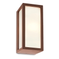 Redo 9897 - Aplică perete exterior BRICK 1xE27/23W/230V IP54 maro