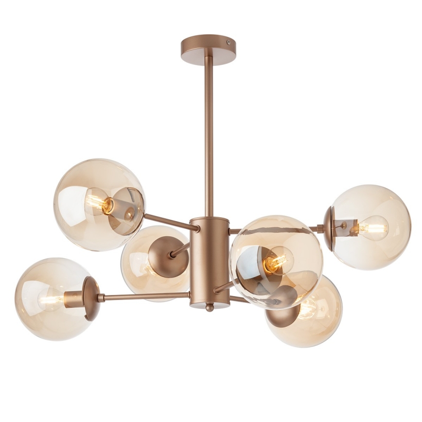 Redo A01-2943 - Abajur de schimb MUNDI, Ø 15 cm, fumuriu — pentru lampă sau candelabru