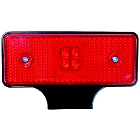 Reflector LED de lumină SINGLE LED/0,2W/12-24V IP67 roșu