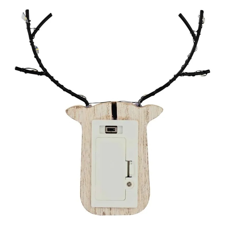 Ren decorativ LED de Crăciun, 8xLED/2xAAA