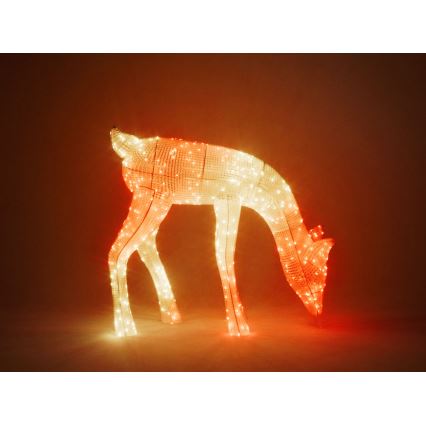 Ren LED RGBW dimabil de Crăciun de exterior Twinkly REINGEERS 160xLED IP44 Wi-Fi