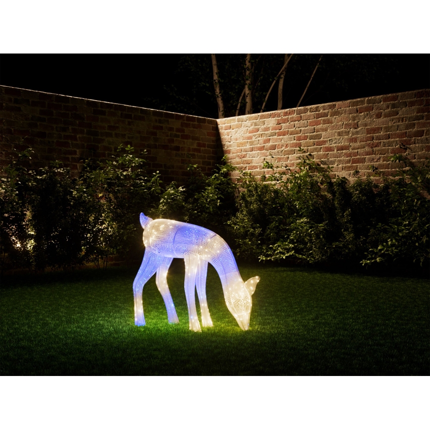 Ren LED RGBW dimabil de Crăciun de exterior Twinkly REINGEERS 160xLED IP44 Wi-Fi