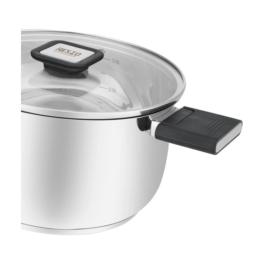 Resto - Oală ANSER cu capac, 3,2 l, 20 cm