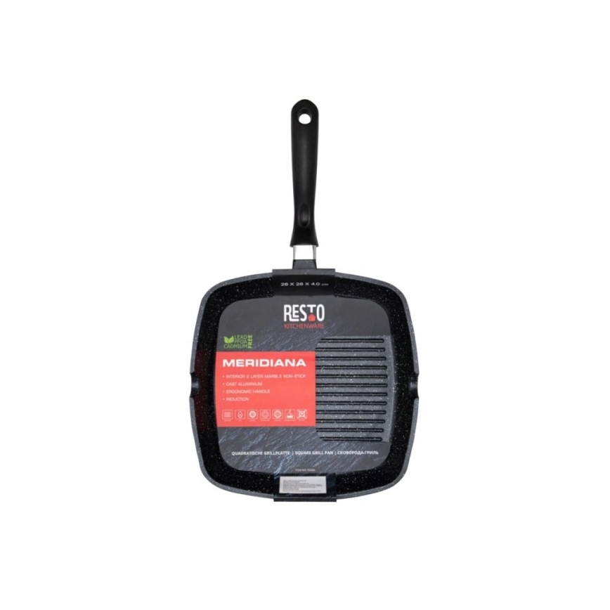 Resto - Tigaie grill MERIDIANA 28 x 28 cm