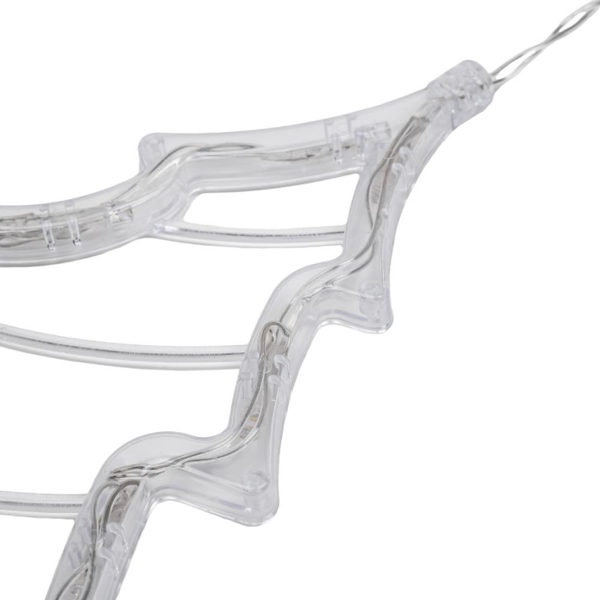 Decorațiune de Crăciun LED/3xAAA, alb cald, brăduț
