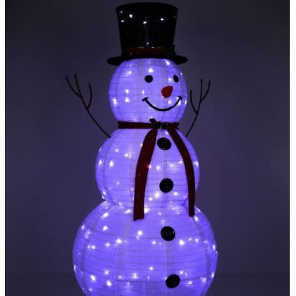 LED Decorațiune de Crăciun LED/3,6W/230V 180 cm IP44 om de zăpadă