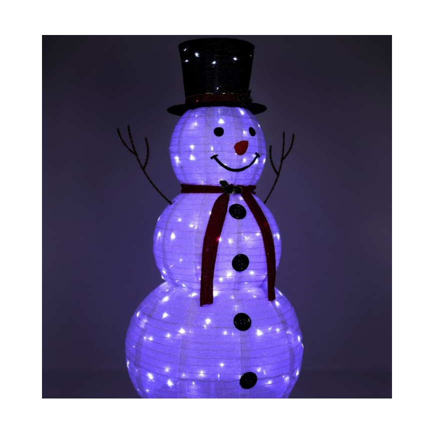 LED Decorațiune de Crăciun LED/3,6W/230V 180 cm IP44 om de zăpadă