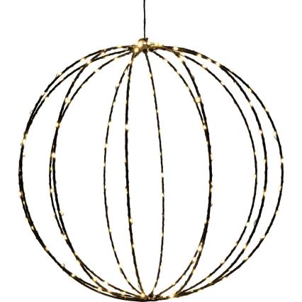 Decorațiune LED de Crăciun pentru exterior, 2,1 W, 230 V, diam. 40 cm, IP44, alb cald