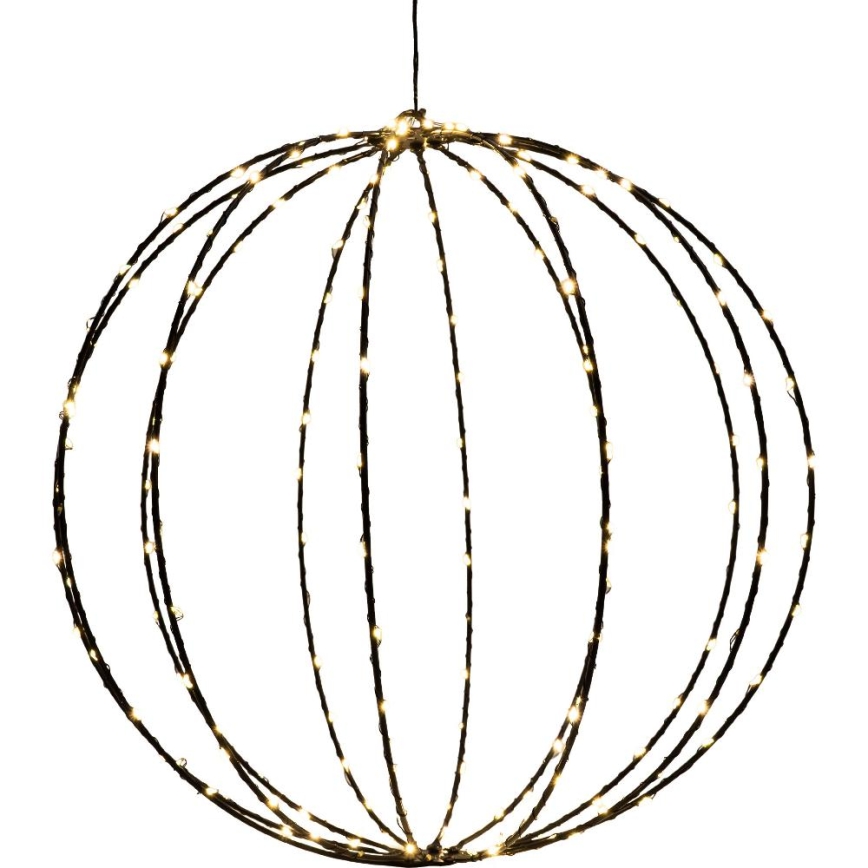 Decorațiune LED de Crăciun pentru exterior, 2,1 W, 230 V, diam. 40 cm, IP44, alb cald