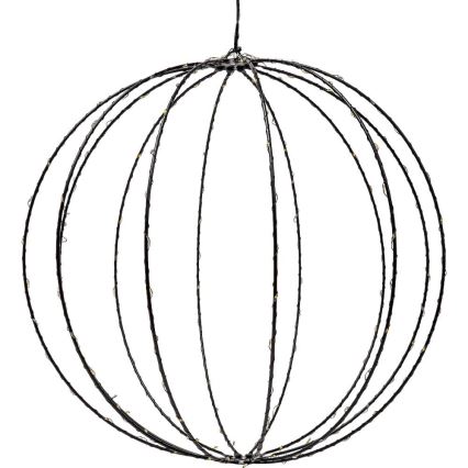 Decorațiune LED de Crăciun pentru exterior, 2,1 W, 230 V, diam. 40 cm, IP44, alb cald