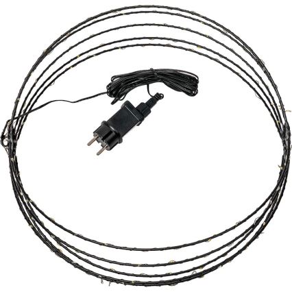 Decorațiune LED de Crăciun pentru exterior, 2,1 W, 230 V, diam. 40 cm, IP44, alb cald