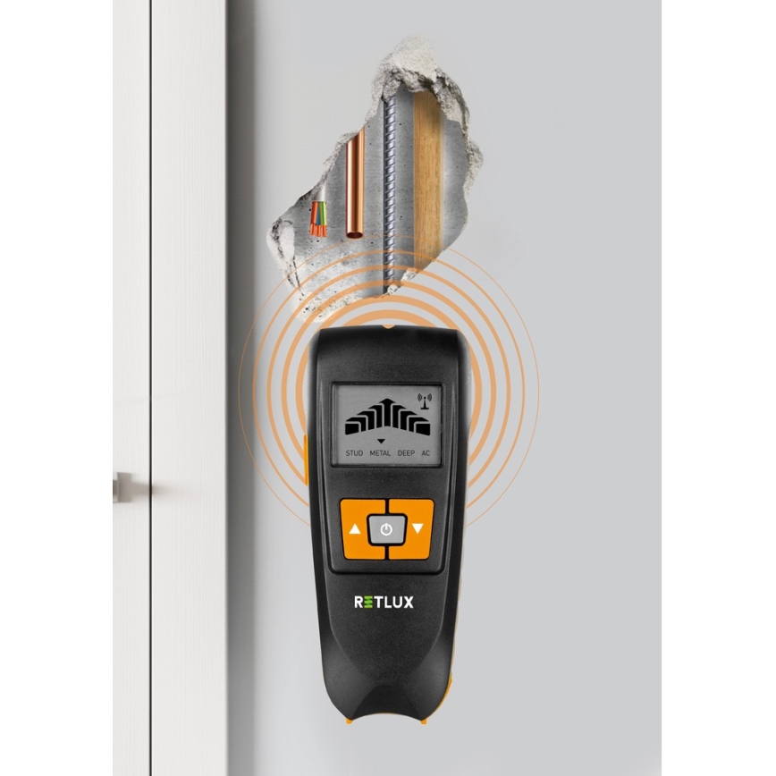 Detector digital subteran 4 în 1, 9V, 1x6LR61