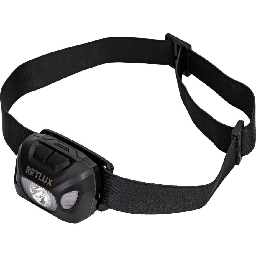 Lanternă frontală reîncărcabilă LED/3W/1200 mAh IP44 neagră
