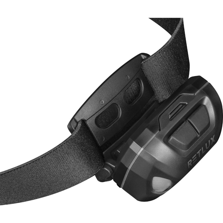 Lanternă frontală reîncărcabilă LED/3W/1200 mAh IP44 neagră