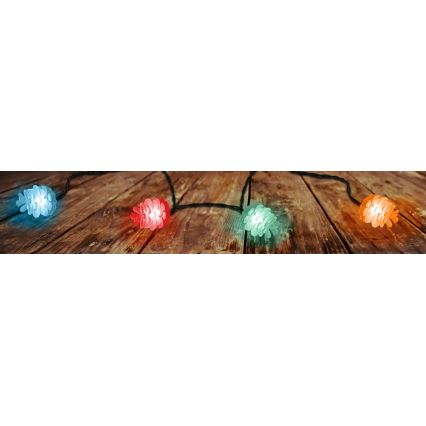 Ghirlandă LED de exterior pentru Crăciun 40xLED/15m IP44 multicolor