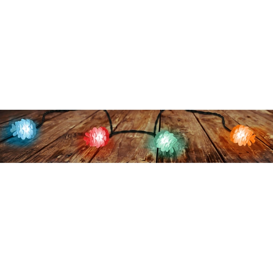 Ghirlandă LED de exterior pentru Crăciun 40xLED/15m IP44 multicolor