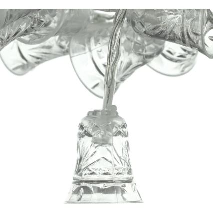 Ghirlandă LED 20xLED/3xAA/alb cald 2,2m clopoței