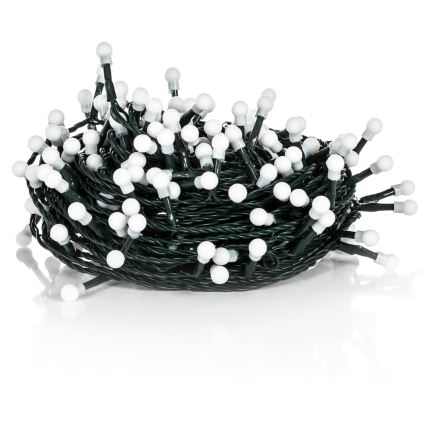 Ghirlandă LED pentru exterior, 100 LED / 8 funcții, 15 m, IP44, alb cald