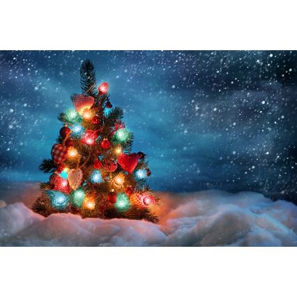 Ghirlandă LED pentru exterior, 80 LED, 25 m, IP44, multicolor