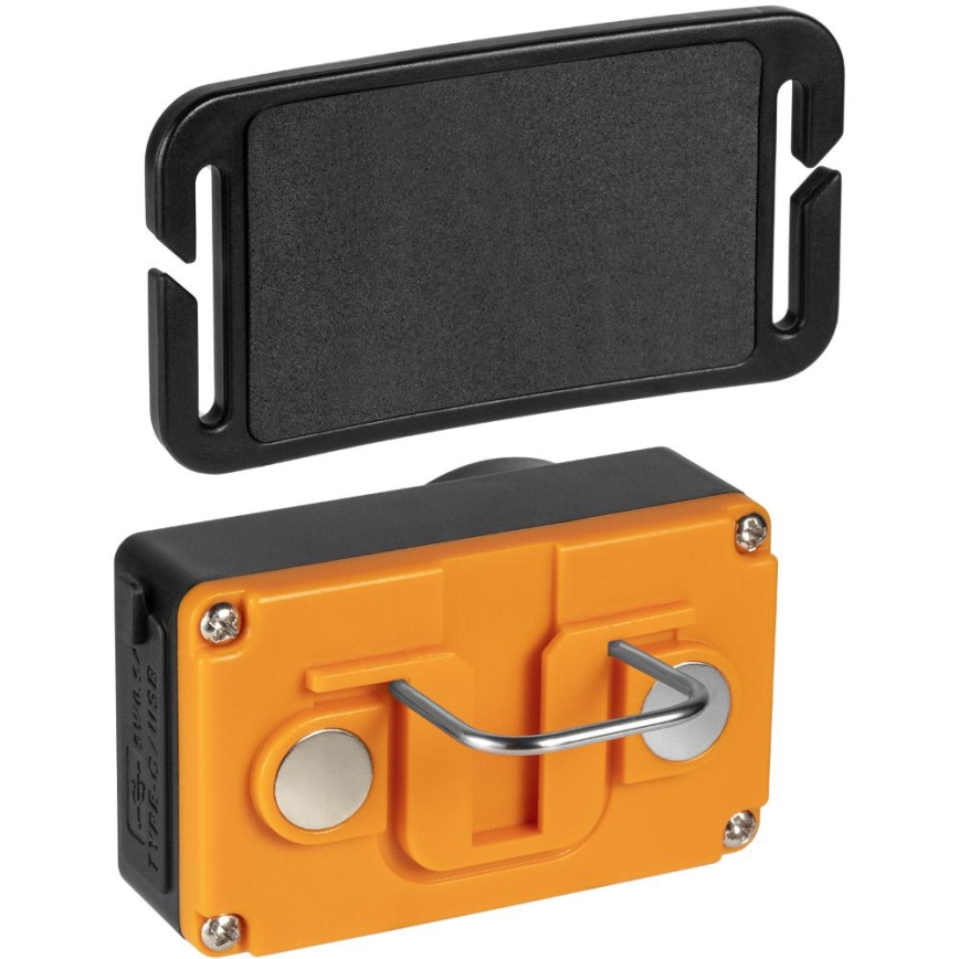 Frontală LED reîncărcabilă cu senzor și funcție de powerbank, 1200 mAh, IP44, negru