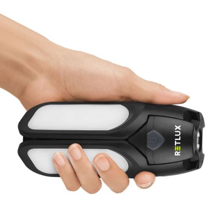 Lanternă LED reîncărcabilă pentru camping cu panou solar, 3 W, 1600 mAh, IPX4