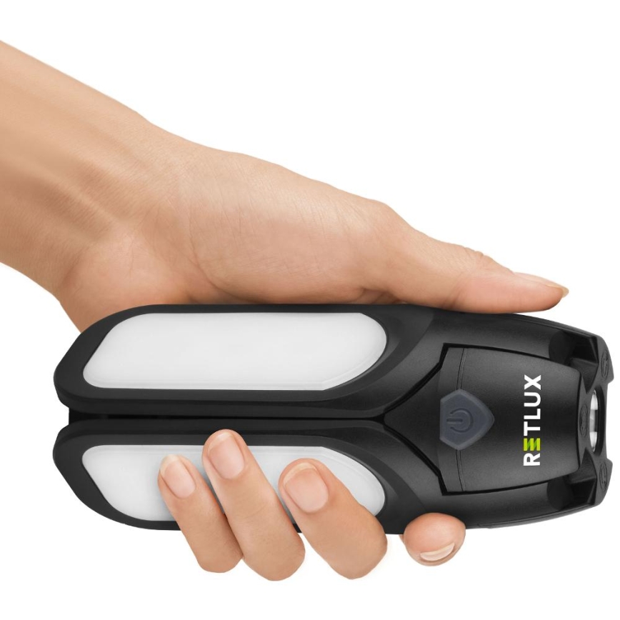 Lanternă LED reîncărcabilă pentru camping cu panou solar, 3 W, 1600 mAh, IPX4