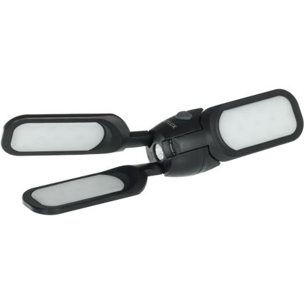 Lanternă LED reîncărcabilă pentru camping cu panou solar, 3 W, 1600 mAh, IPX4