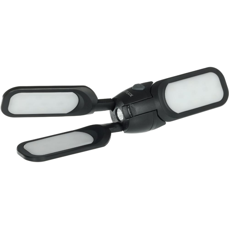 Lanternă LED reîncărcabilă pentru camping cu panou solar, 3 W, 1600 mAh, IPX4