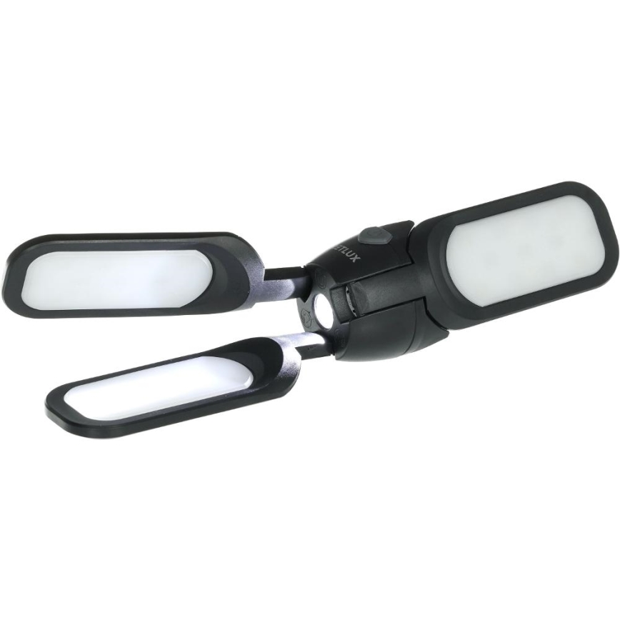 Lanternă LED reîncărcabilă pentru camping cu panou solar, 3 W, 1600 mAh, IPX4