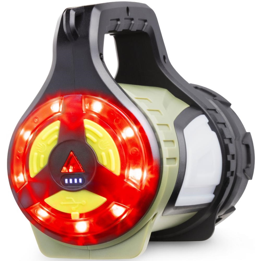 Lanternă LED reîncărcabilă pentru exterior, dimabilă, cu funcție powerbank LED/21W/4400 mAh IP44