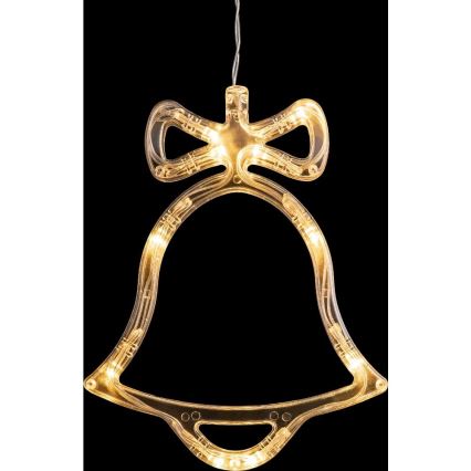 Decorațiune de Crăciun LED/3xAAA/alb cald clopoțel